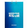 NeedForSwim - Programma Nuoto Principianti e Nuoto Libero | Allenamenti per Adulti, Bambini e Anziani | 10 Schede Impermeabili con QRCode | Tascabile e Resistente