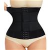 Junlan Fascia Lombare Supporto Schiena Corsetto Donna Guaina Contenitiva Donna Fascia Elastica Lombare Ppancera Post Parto (M, Nero)