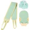 ZONADAH Set di 3 teli da bagno, guanti da bagno, set di pulizia per la doccia, per uomo e donna, doccia