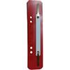 Leitz 3710-00-25 - Confezione da 25 fogli per quaderni e raccoglitori in polipropilene, 3,5 x 15,8 cm, colore: Rosso