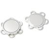 Prym Cucire Pulsante Magnetico, Metallo, Argento, 9.3 x 5.7 x 0.7 cm