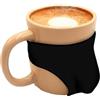 Mad Monkey Divertente pene Tazza Willy con mutande retrattili - Tazza scherzo con motivo pene