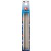 Prym - Ferri da Maglia a Doppia Punta e Guanto in Alu Grigio Perla, 15 cm, 4,00 mm