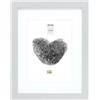 Deknudt Frames Deknudt S66KD1 P1 20x30 Legno Argento con Passepartout