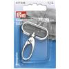 Prym Moschettone, in lega di zinco, argento, 30 x 40 mm