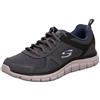 Skechers Track Scloric, Sneaker, Uomo, Grigio Charcoal Black, 42 EU