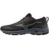 Mizuno Wave Rider GTX, Corsa Uomo, Blk Oblue Gridge, 42.5 EU