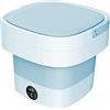 WWJ Mini Lavatrice Portatile Con Centrifuga Morbida For Appartamenti, Camper, Viaggi (Color : Blue)