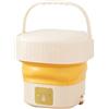 MUVLUX Lavatrice Pieghevole Lavatrice portatile - Mini lavatrice pieghevole, lavatrici compatte for piccoli oggetti, 2 in 1 (grande capacità) (Color : B)