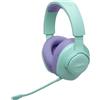 JBL Quantum 360 Cuffie Gaming Wireless Over Ear, con Doppia Connessione Wireless 2.4GHz/Bluetooth, 22 ore di Autonomia, Compatibilità Multi-Platform, Microfono Rimovibile con Opzione Mute, Ciano