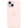Apple Custodia MagSafe in silicone per iPhone 15 - Rosa confetto