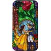 Disney La Bella e la Bestia - Vetro colorato Belle e Principe Custodia per iPhone SE (2020) / 7 / 8