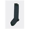 Calzedonia Calze Lunghe A Righe Da Uomo Blu