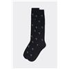 Calzedonia Calze Fantasia All Over Da Uomo Blu