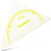Aristo AR1552W - Squadra per lavagna in plastica, 80 cm, trasparente
