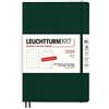 LEUCHTTURM1917 Paperback (B6+) 2024, 16 mesi, copertina morbida, Forest Green, tedesco