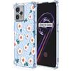 XINYEXIN Cover per Realme 9 4G / Realme 9 Pro+ (Plus 6.4), Custodia Floreale per Ragazza Donna Motivo Floreale Trasparente TPU Antiurto Custodia Protettiva Telefono - Daisy