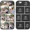 ZhuoFan Cover Personalizzata per iPhone 6 Plus/6s Plus 5.5, Personalizzato Custodia con Foto Immagine Custom Case, Aesthetic Nera Silicone Antiurto Personalizzabili Custodie per iPhone 6s Plus