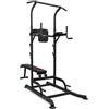 BOUDECH Stazione da Fitness Multifunzione Power Tower Chin-up Dip Station Barra Regolabile Panca per trazioni, Flessioni Addominali.