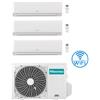 Hisense Climatizzatore Condizionatore Inverter Hisense Energy Ultra Ecosense Wifi R32 Trial Split 7000 + 7000 + 12000 BTU con U.E. 3AMW62U4RJC Classe A++/A+