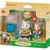 Sylvanian Families - Set Esplorazione - Fratello e Bebè Gatto Latte con Accessori Avventura e Vestiti Esclusivi - Modello 5763