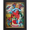 Pyramid International Spider-Man FP11585P-PL Spiderman (Retro) - Stampa incorniciata, 30 x 40 cm, colore: Nero