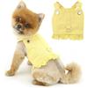 PAIDEFUL Pettorina per cani in denim per cani di piccola taglia, vestiti per cuccioli di piccola taglia, set con pettorina e guinzaglio per gatti, per primavera ed estate, con anello a D, senza
