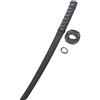 TAO Wakizashi Spada da Allenamento Giapponese in Polipropilene con Tsuba 60 cm