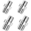 The Lord of the Tools 4pcs M10 10mm Leva Del Freno Regolazione Regolatore Viti per Mountain Road Bike MTB Biciclette Regolatori Cavo Bulloni Parti Freno Lega di Alluminio Argento M10x26X10mm