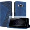 JayModCase Custodia per Samsung Galaxy J510 / J5 2016 con protezione per schermo, Custodia Pelle Sintetica Portafoglio con Magnetica a Scatto Slot per scheda Cavalletto per Galaxy J5 2016 - Blu