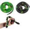 Tokaneit 2 Pezzi Figure di Serpenti Elastici in Gomma,Serpente di Gomma Elastico,Serpenti di Gommae Finti Realistici,per Spaventare Gli Uccelli, Scherzi, Festa di Halloween