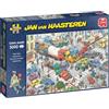 Jan van Haasteren Jumbo Spiele 20074 Jan Van Haasteren Verkehrschschschaos 3000 pezzi puzzle per adulti