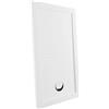 Parama Piatto doccia 70x90 in acrilico bianco lucido design antiscivolo | Tikos