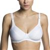 Lepel Reggiseno Balconcino Classico con Ferretto belseno Art. 651 Cotone e Microfibra (5, Bianco)