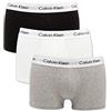 Calvin Klein - Confezione da 3 boxer da uomo, colore: Bianco multicolore XL