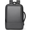 FANDARE Zaino Casual Zaino pc 17 pollici Espandibile Sacco da montagna Borsa da Cabina per Voli Zaino Lavoro viaggio Ufficio tech Zaini Scuola Università impermeabile in PU Pellicola Backpack Grigio