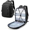 suradar Bagaglio a Mano per Easyjet 45x36x20 Borse da Cabina per Easyjet 45x36x20 Valigia Zaino da Viaggio Aereo Bagaglio a Mano Con Tasca Antifurto Cabina Viaggio Zaino per Laptop 15,6 Nero