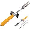 Aim Tools Torcia a Gas Bruciatore di Erbacce Lanciafiamme Gas Butano Cannello per Riscaldamento Torcia per Saldatura per Sigillare il Tetto con 2 Bacchette in Acciaio Inossidabile