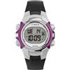 Timex Orologio sportivo unisex da 33 mm, cinturino in resina nera, quadrante digitale, cassa nera TW5M62700