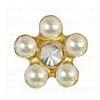 INVERNESS ORECCHINI FIORE PERLE/CRYSTAL PLACCATI ORO R931C