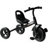 HOMCOM Triciclo per Bimbo con Campanello, Parafango, Ruota Speciale, Nero, 79x50.5x58cm