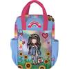 GORJUSS SANTORO Gorjuss, zaino piccolo con scritta Be Kind To Yourself, per il rientro a scuola, zaino per ragazze, bambini, lei, regalo carino per ragazze, Multi