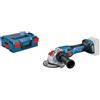 Bosch Professional BITURBO smerigliatrice angolare a batteria GWX 18V-15 C (diametro mola 125 mm, attacco X-LOCK, batterie e caricabatt. non incl., in valigetta L-BOXX)