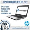 HP Notebook Hp EliteBook 820 G3 12" cpu i7-6500u 8gb Ram SSD 240gb Windows10