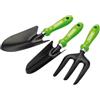 Draper 83972 Facile Trovare Giardinaggio Set di Utensili a Mano, Colore: Verde (3 Pezzi)