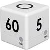TFA Dostmann - Timer digitale a cubo, cronometro, 6 x 6 x 6 cm, bianco, 38.2032.02