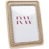 Romimex Cornice portafoto beige resina 2 x 18 x 13 cm