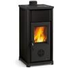 STUFA A LEGNA LA NORDICA EXTRAFLAME MOD.TEA 6,6 KW ANTRACITE O BIANCA