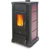 STUFA A LEGNA VENTILATA ISABEL 13.3 KW BORDEAUX