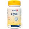 LongLife® L-Lysine 500mg | Integratore alimentare a base di L-Lisina | Sintesi dei tessuti connettivi | Benessere immunitario | Fino a 2 mesi di trattamento | Vegano e senza glutine